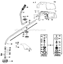 Part Location Diagram of 530091341 Weed Eater Washer